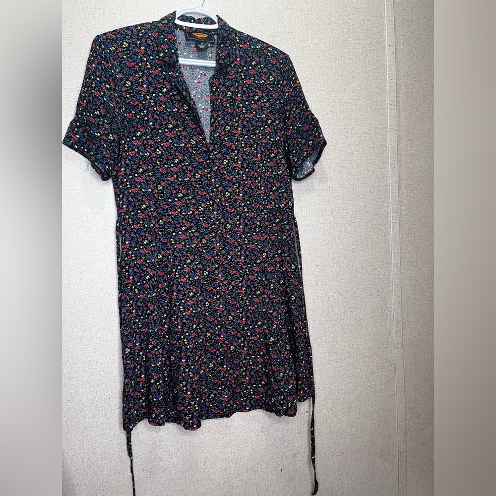 Urban Outfitters Black Floral Mini Dress - Picture 3 of 7